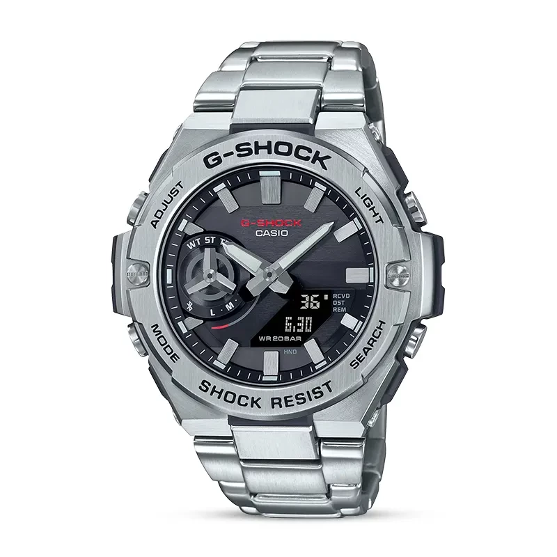 Casio G-Shock GST-B500D-1A G-Steel Black Dial Men's Watch